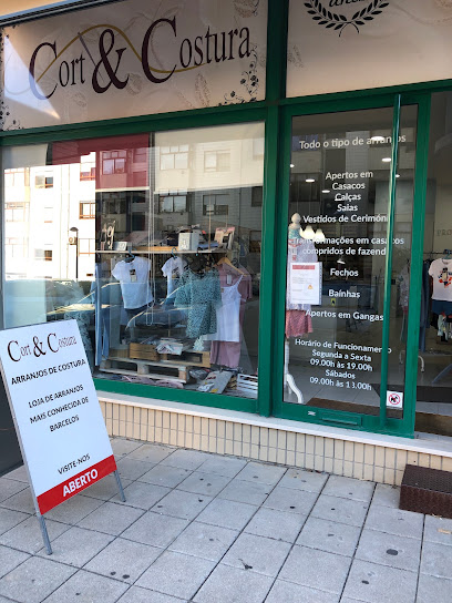 Loja de costura corte e costura